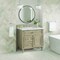 James Martin Vanities 36'' Single Vanity, Whitewashed Oak w/ 3 CM Arctic Fall Solid Surface Top 424-V36-WWO-3AF - alternate 3